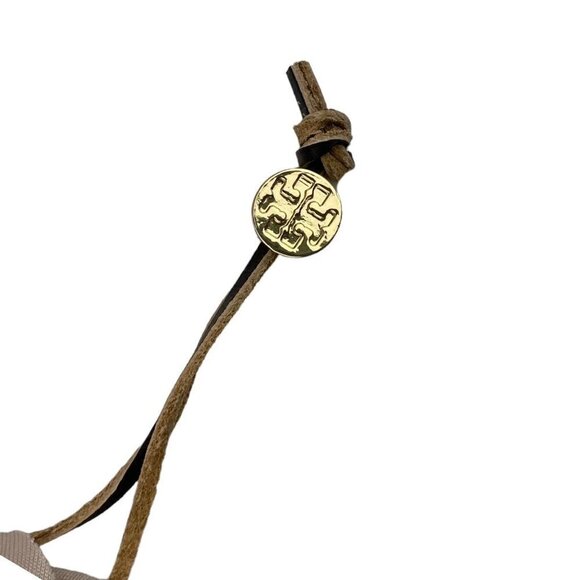 TORY Burch Saffiano Orange Leather Sun Reading Glass Case Gold Logo US OS - Picture 6 of 6